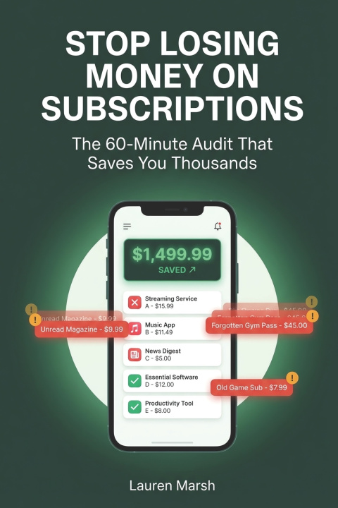 Knjiga Stop Losing Money on Subscriptions Lauren Marsh