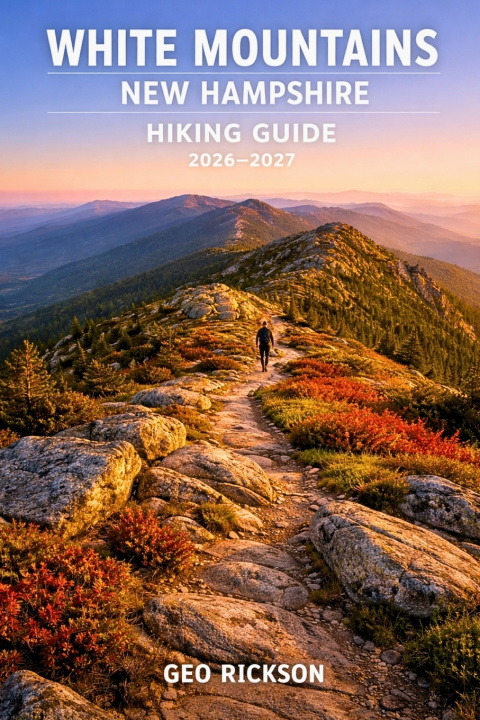 Kniha White Mountains New Hampshire Hiking Guide 2026-2027 Geo Rickson