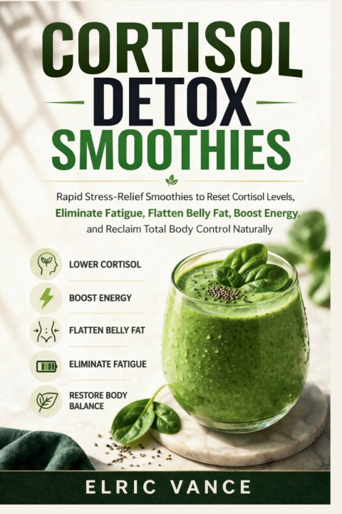 Libro Cortisol Detox Smoothies Elric Vance