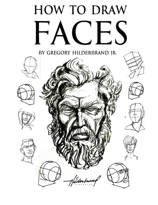 Kniha How to Draw Faces Gregory Hilderbrand