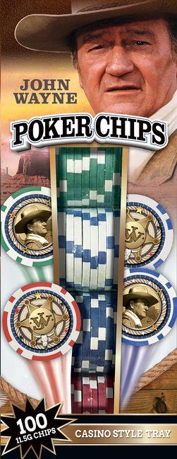 Hra/Hračka John Wayne 100 PC Poker Chips 