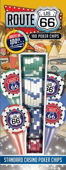 Hra/Hračka Rt 66 100 PC Poker Chips 