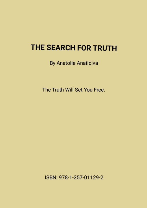 Kniha The Search For Truth Anatolie Anatoliciva