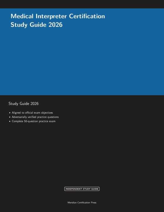 Kniha Medical Interpreter Certification Study Guide 2026 Meridian Certification Press