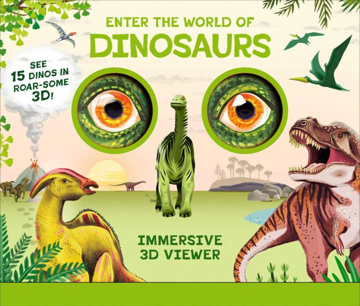 Libro Enter the World of Dinosaurs: Immersive 3D Viewer Book Jenny Wren
