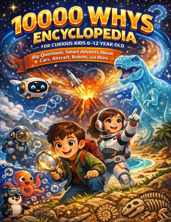 Libro 10000 Whys Encyclopedia for Curious Kids 6-12 Year Old Dr Clement G. Hoskins