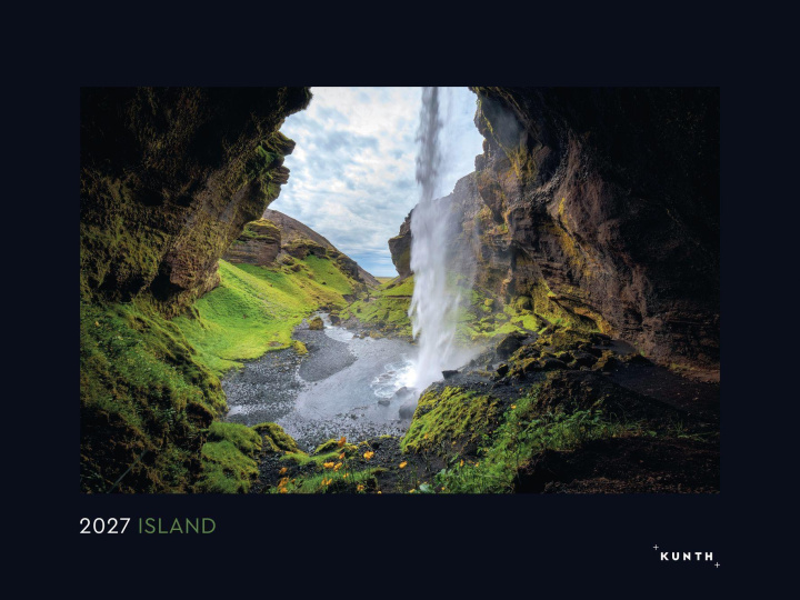 Kalendář/Diář Island - KUNTH Wandkalender 2027 