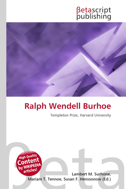 Kniha Ralph Wendell Burhoe Mariam T. Tennoe