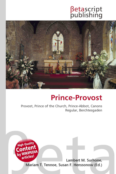 Kniha Prince-Provost Mariam T. Tennoe