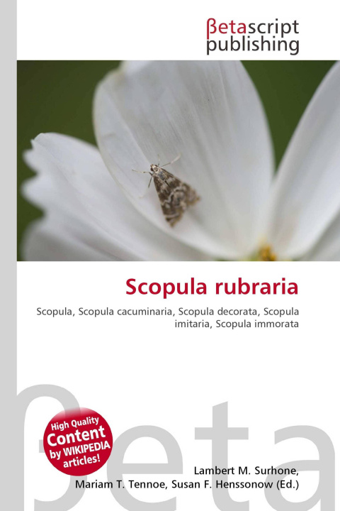 Kniha Scopula rubraria Mariam T. Tennoe