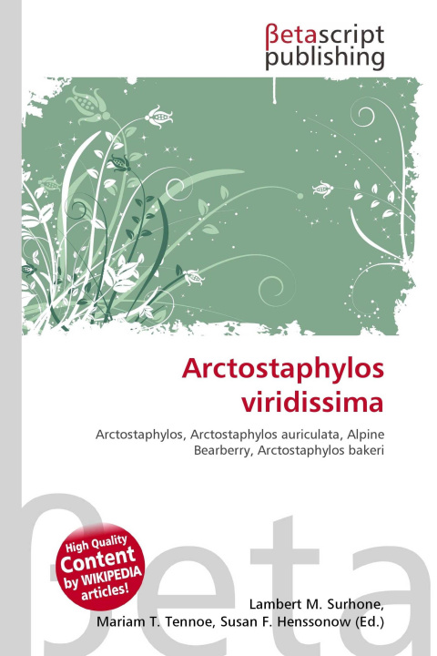 Kniha Arctostaphylos viridissima Mariam T. Tennoe