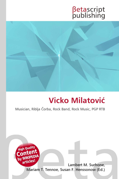 Könyv Vicko Milatovi¿ Mariam T. Tennoe