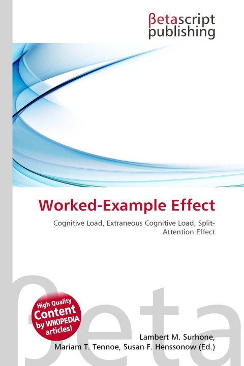 Könyv Worked-Example Effect Mariam T. Tennoe