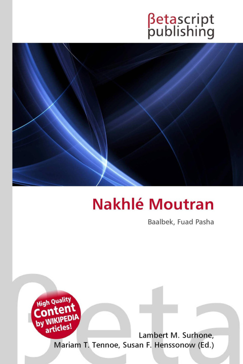 Kniha Nakhlé Moutran Mariam T. Tennoe