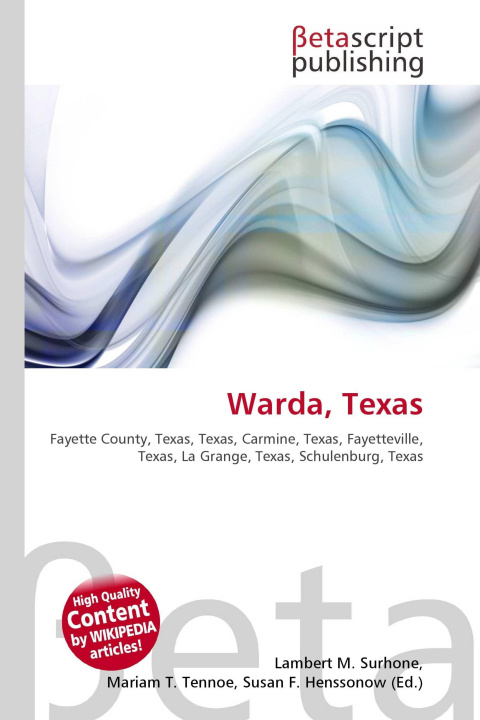 Kniha Warda, Texas Mariam T. Tennoe