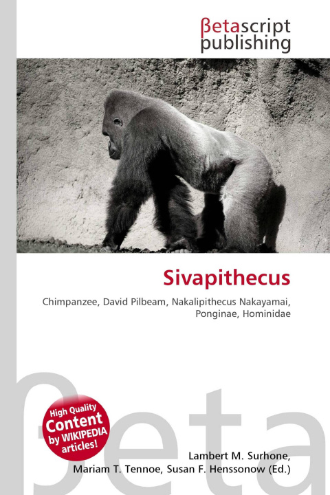 Kniha Sivapithecus Mariam T. Tennoe