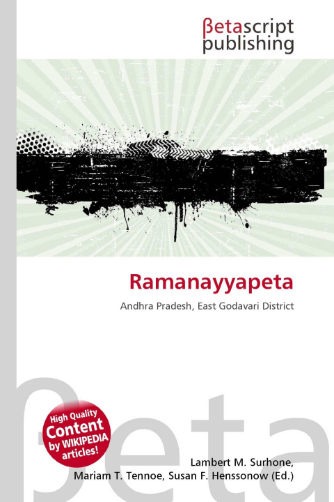 Kniha Ramanayyapeta Mariam T. Tennoe