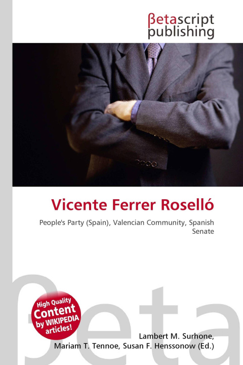Knjiga Vicente Ferrer Roselló Mariam T. Tennoe