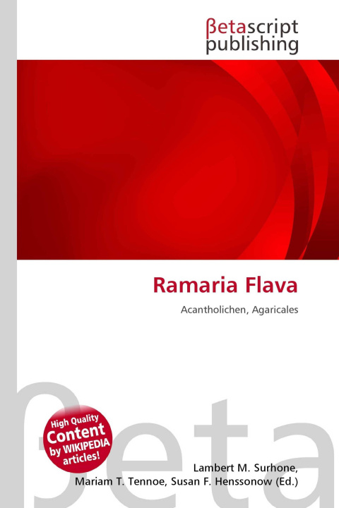 Knjiga Ramaria Flava Mariam T. Tennoe