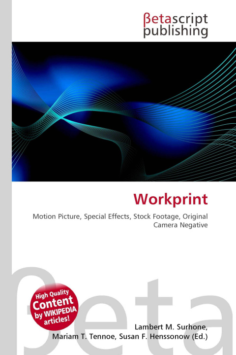 Kniha Workprint Mariam T. Tennoe