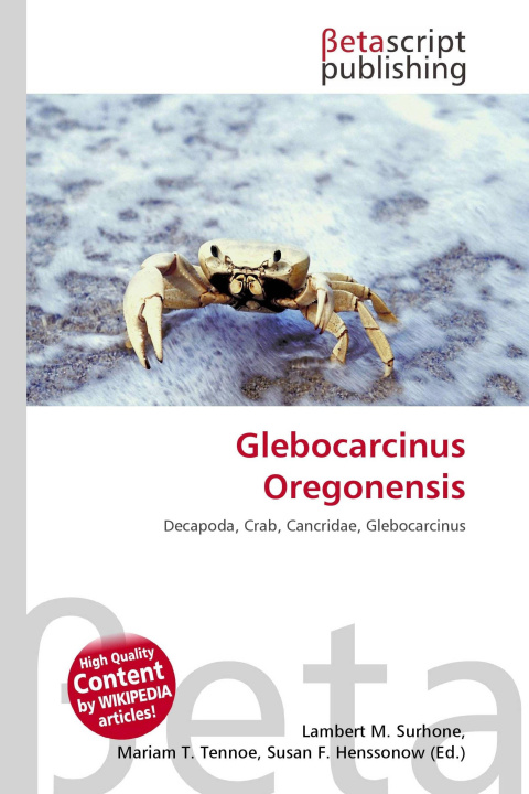 Kniha Glebocarcinus Oregonensis Mariam T. Tennoe