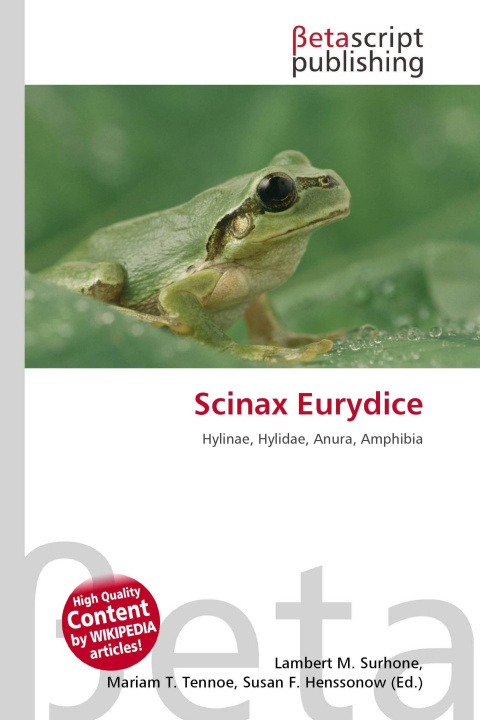 Kniha Scinax Eurydice Mariam T. Tennoe