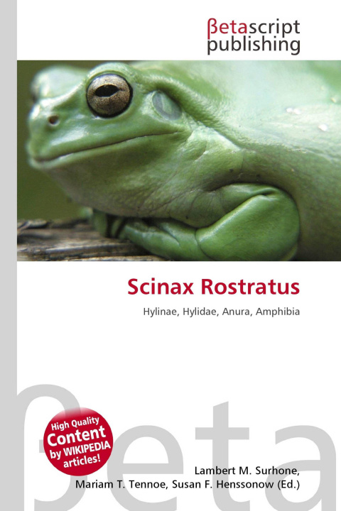 Kniha Scinax Rostratus Mariam T. Tennoe