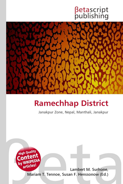 Kniha Ramechhap District Mariam T. Tennoe