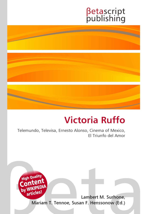 Kniha Victoria Ruffo Mariam T. Tennoe