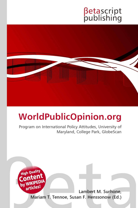 Kniha WorldPublicOpinion.org Mariam T. Tennoe
