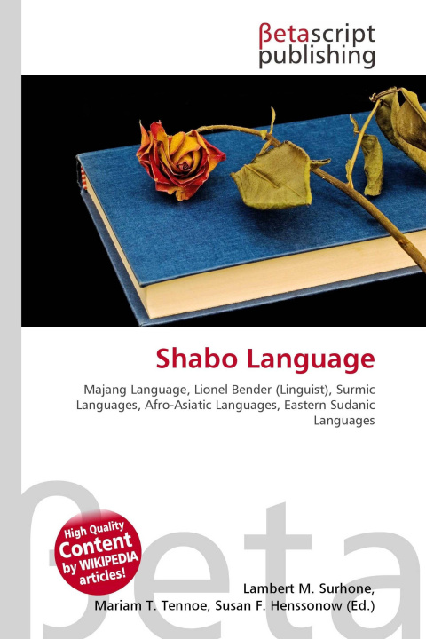 Kniha Shabo Language Mariam T. Tennoe