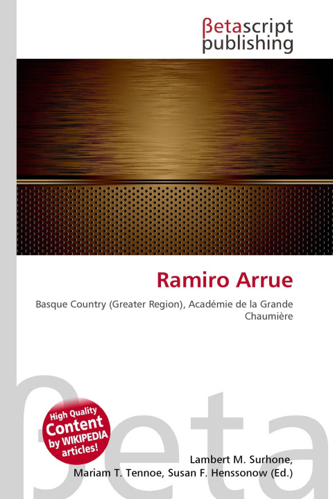 Kniha Ramiro Arrue Mariam T. Tennoe