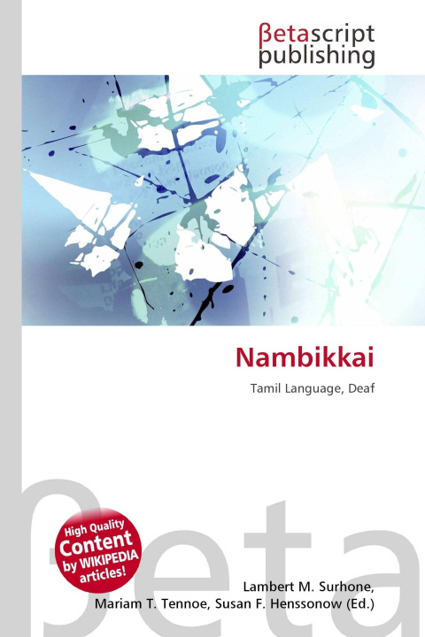 Kniha Nambikkai Mariam T. Tennoe
