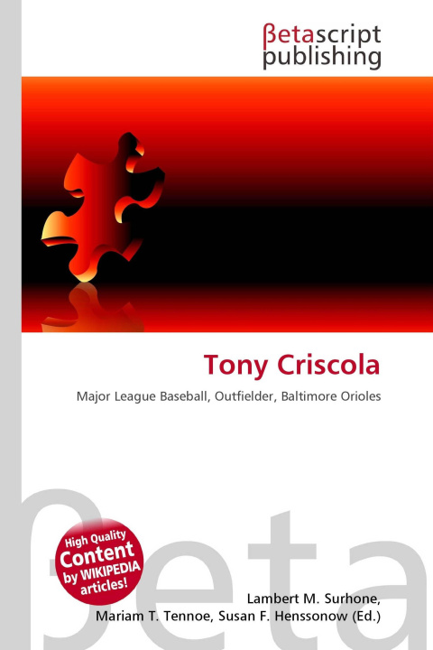 Kniha Tony Criscola Mariam T. Tennoe