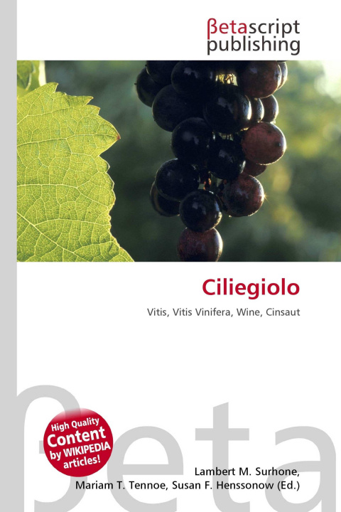 Kniha Ciliegiolo Mariam T. Tennoe