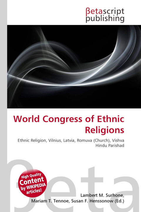 Libro World Congress of Ethnic Religions Mariam T. Tennoe