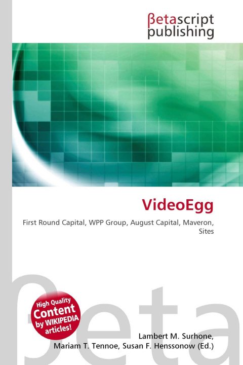 Kniha VideoEgg Mariam T. Tennoe