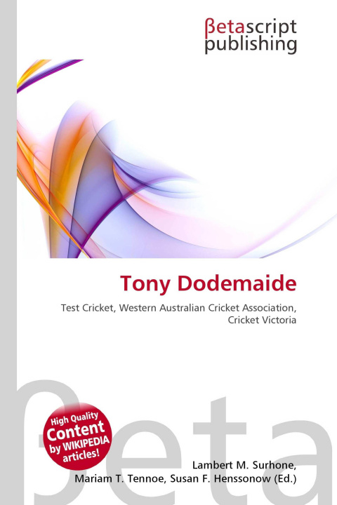 Kniha Tony Dodemaide Mariam T. Tennoe