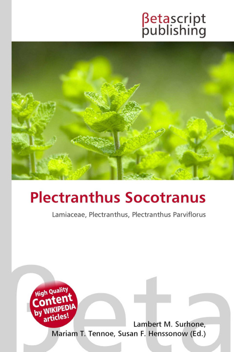 Kniha Plectranthus Socotranus Mariam T. Tennoe