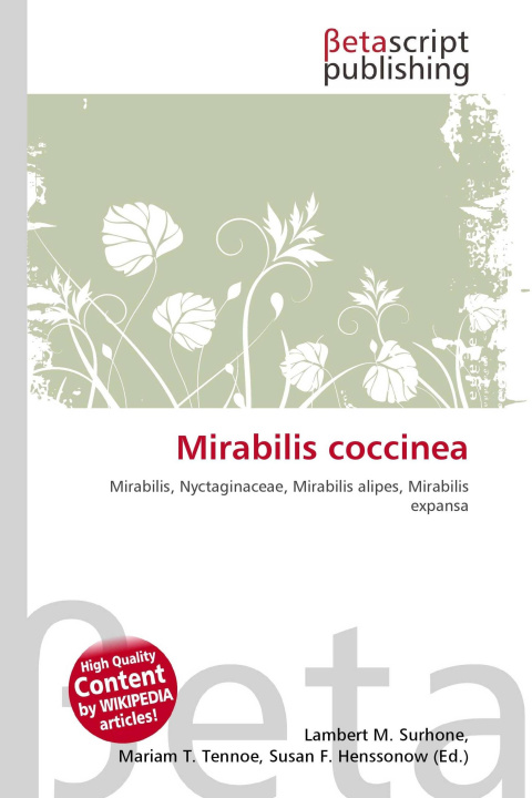Kniha Mirabilis coccinea Mariam T. Tennoe