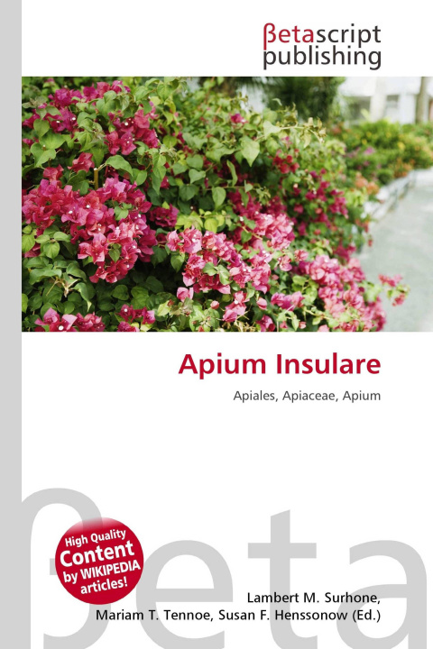 Kniha Apium Insulare Mariam T. Tennoe