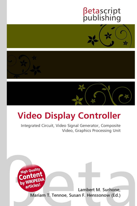 Kniha Video Display Controller Mariam T. Tennoe