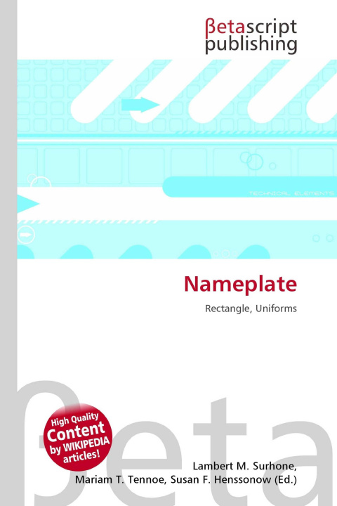 Kniha Nameplate Mariam T. Tennoe