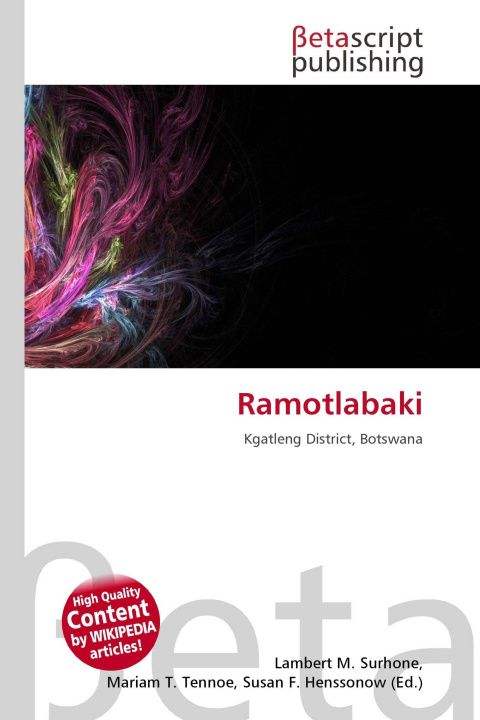 Kniha Ramotlabaki Mariam T. Tennoe