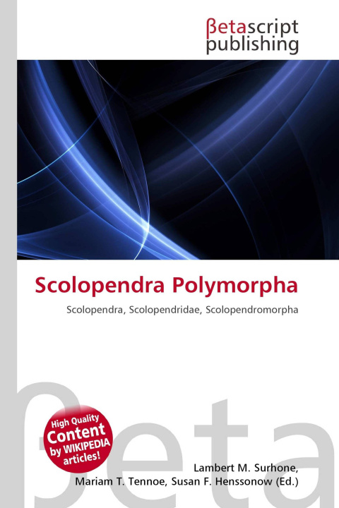 Kniha Scolopendra Polymorpha Mariam T. Tennoe