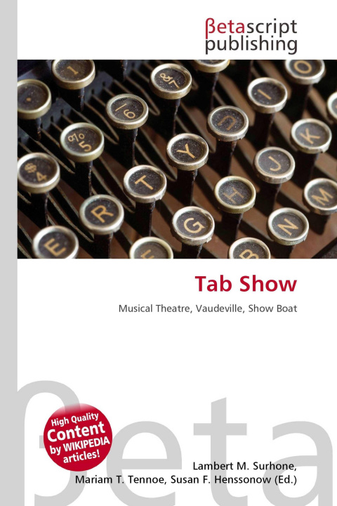 Kniha Tab Show Mariam T. Tennoe