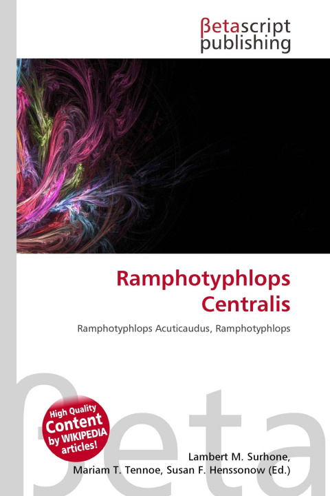 Kniha Ramphotyphlops Centralis Mariam T. Tennoe