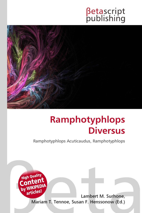 Kniha Ramphotyphlops Diversus Mariam T. Tennoe