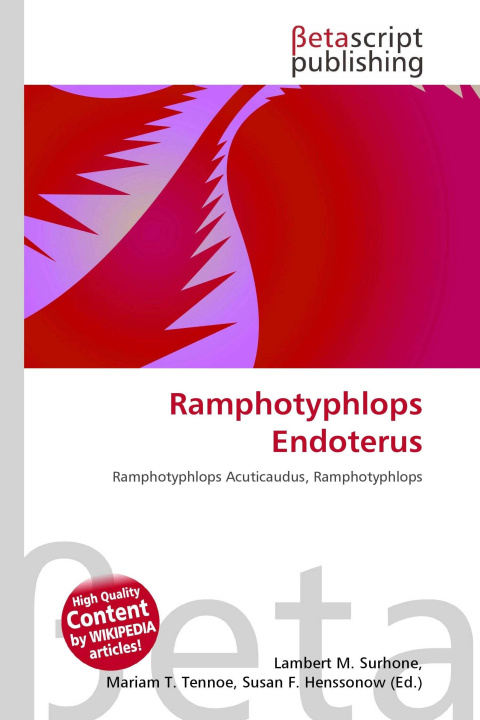 Kniha Ramphotyphlops Endoterus Mariam T. Tennoe