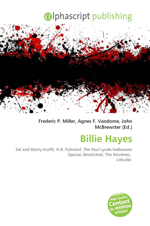 Kniha Billie Hayes Agnes F. Vandome